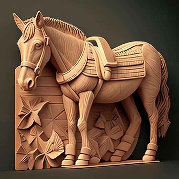 3D model mule (STL)
